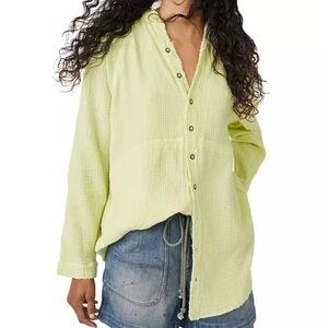 Free People Summer Daydream Cotton Top Size Large